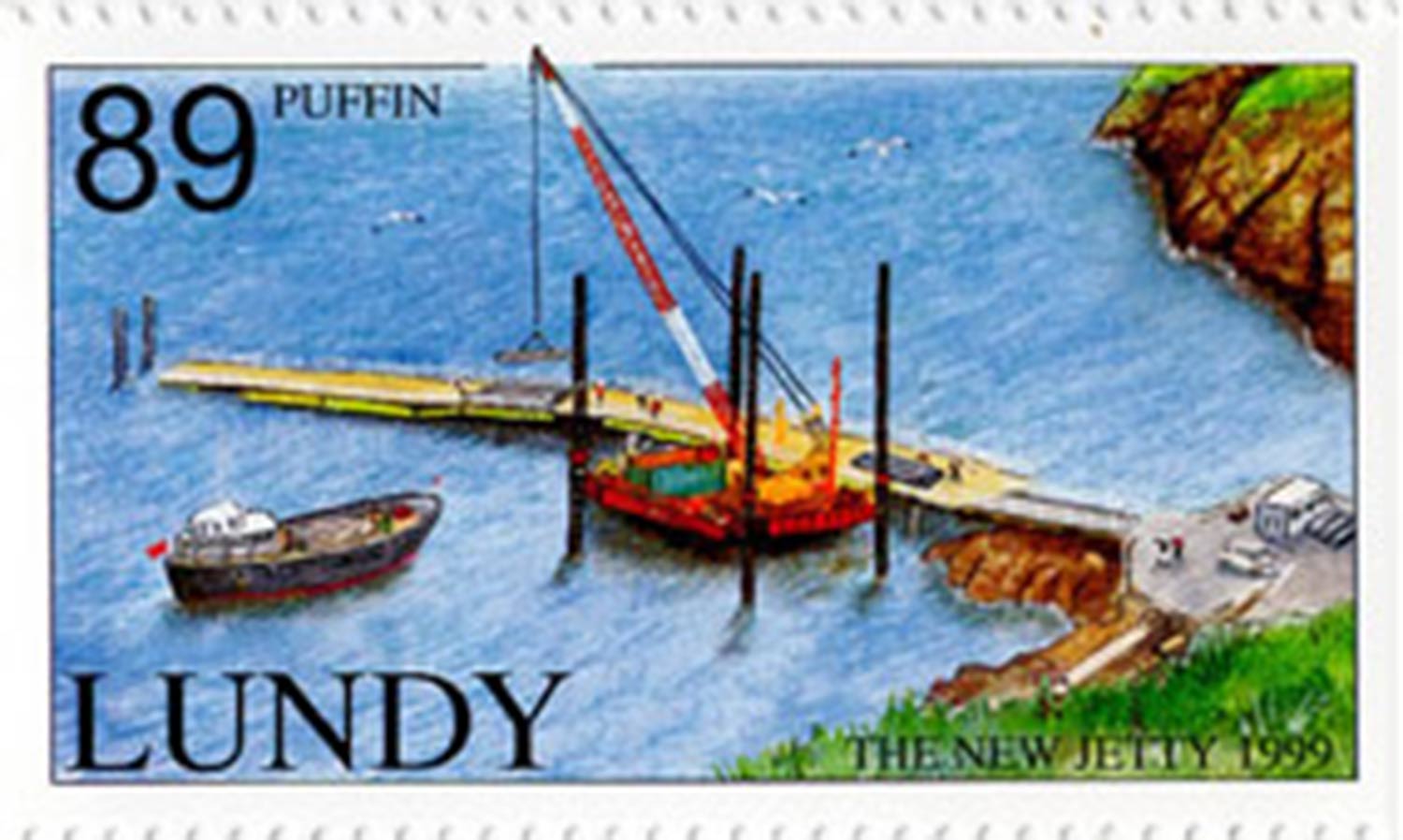 Lundy Postage Stamp