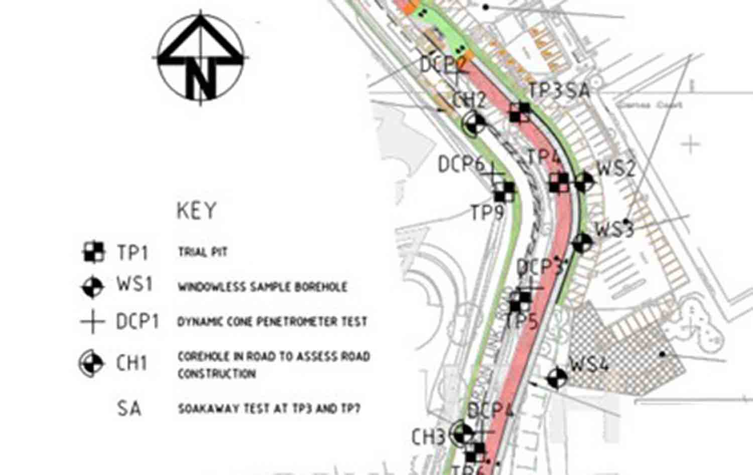 Marjon Link Road Plan