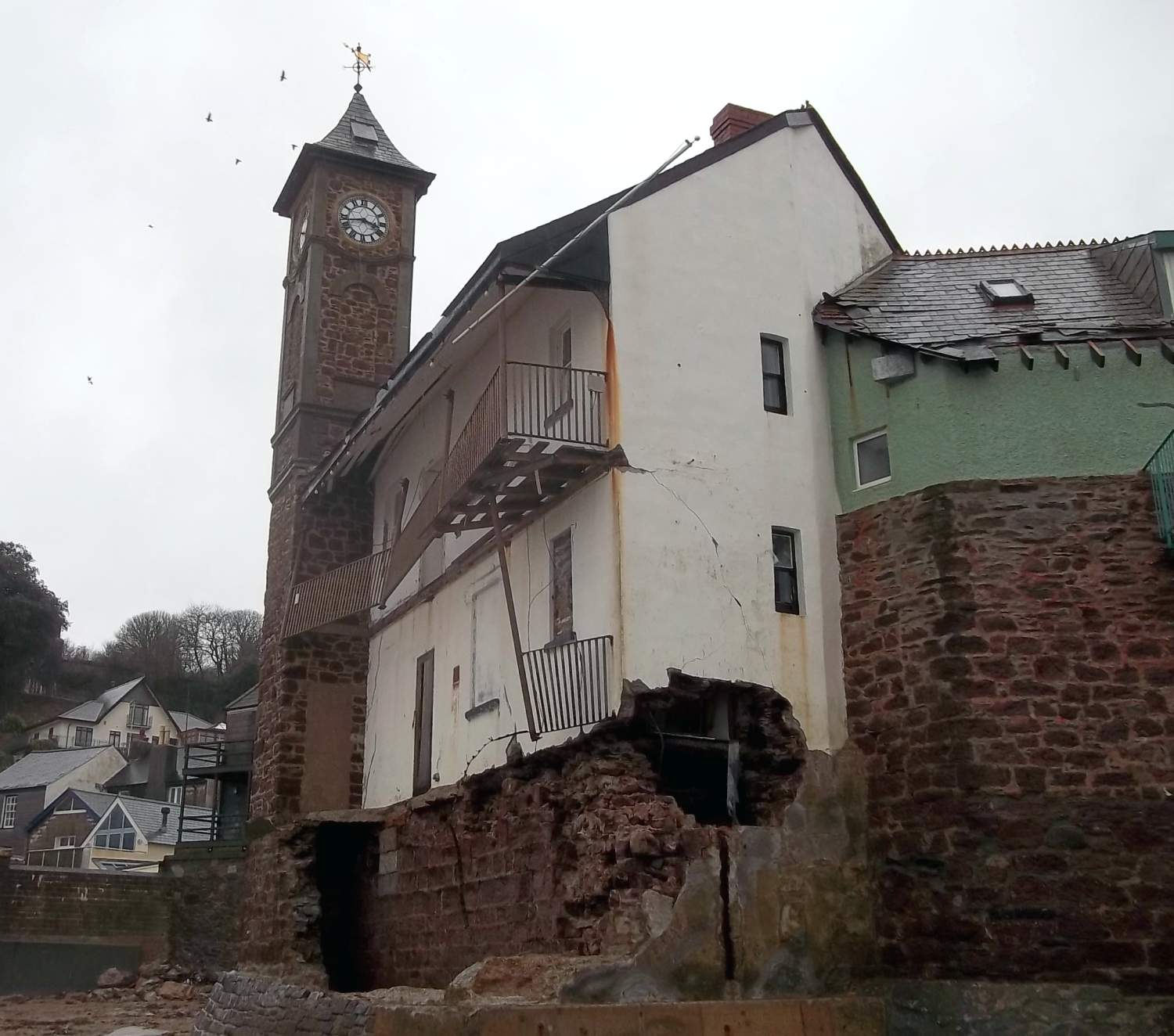 Kingsand Clock Tower and Institute Building, Cornwall